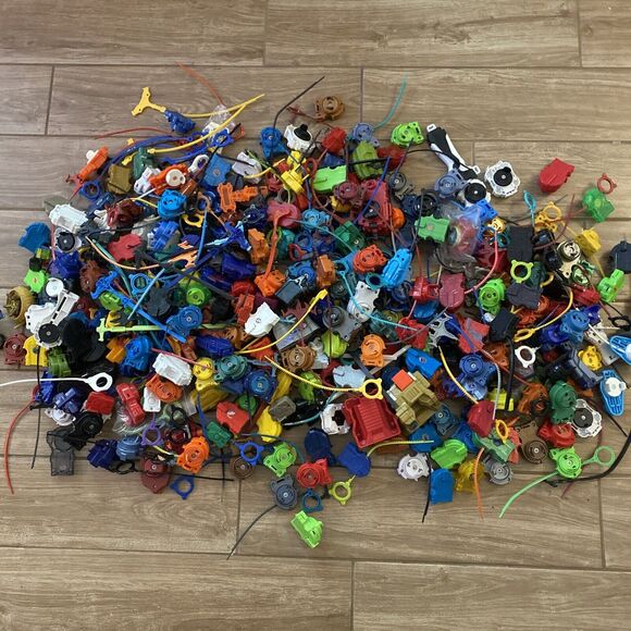 Large Lot Beyblade Ripcords Launchers . Parts & Various Pieces etc - Picture 1 of 9
